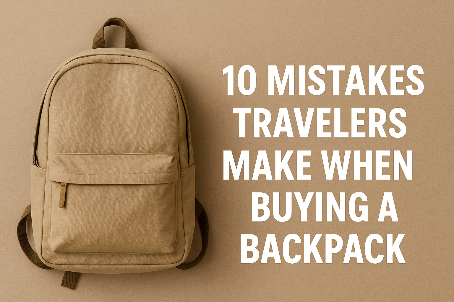 10 Mistakes Travelers Make When Buying a Backpack — And How TREKARIUS Solves Them
