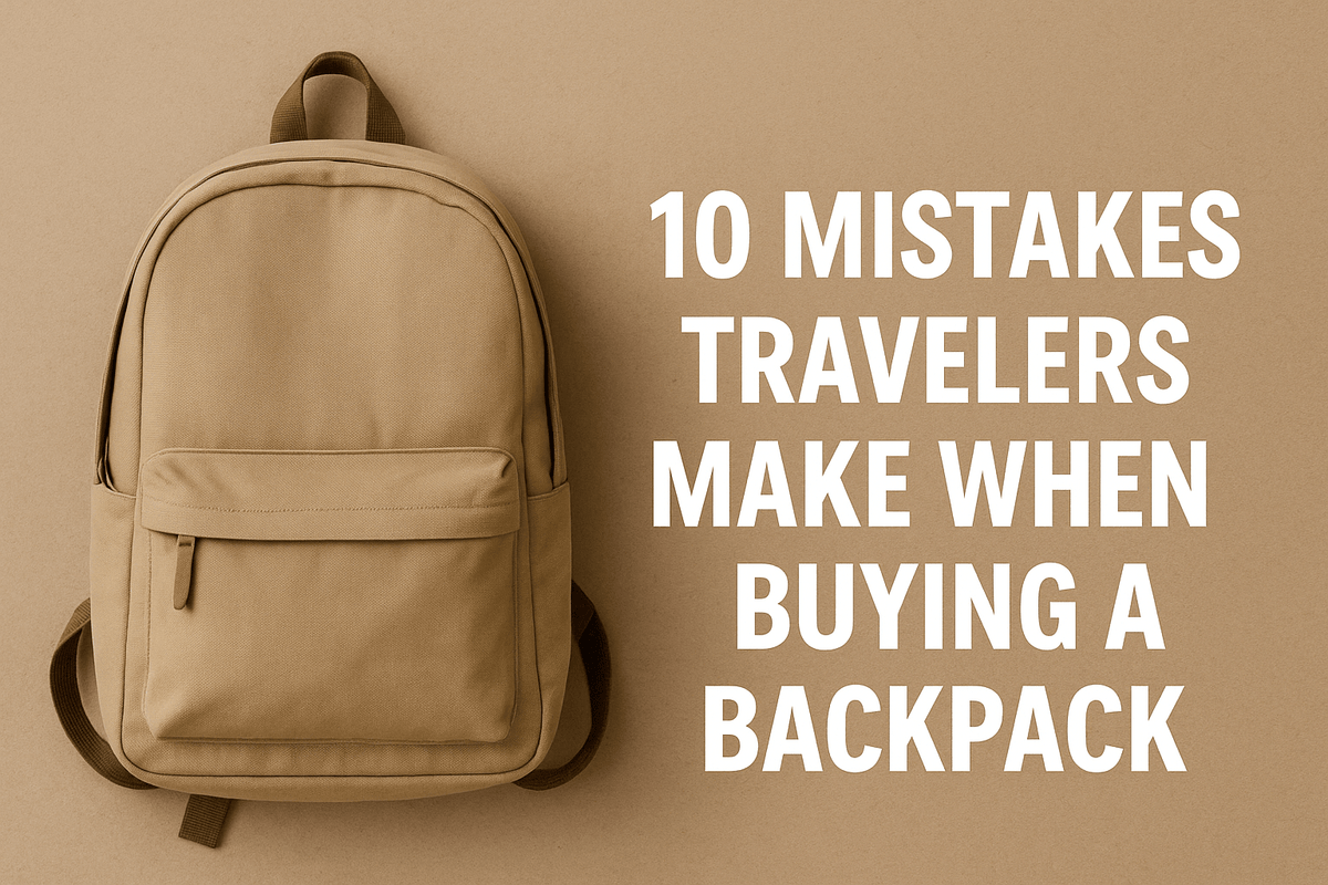 10 Mistakes Travelers Make When Buying a Backpack — And How TREKARIUS Solves Them - TREKARIUS