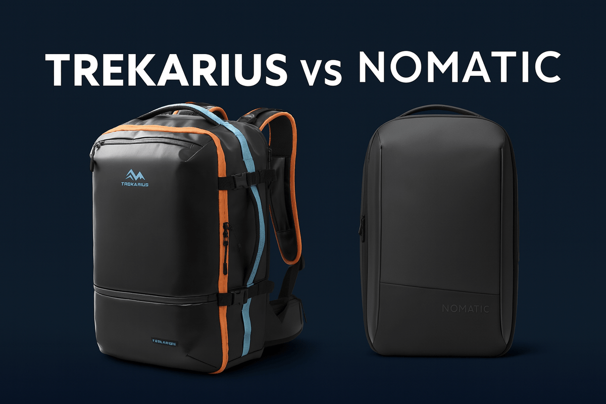 TREKARIUS vs Nomatic: The Ultimate 2025 Travel Backpack Showdown - TREKARIUS