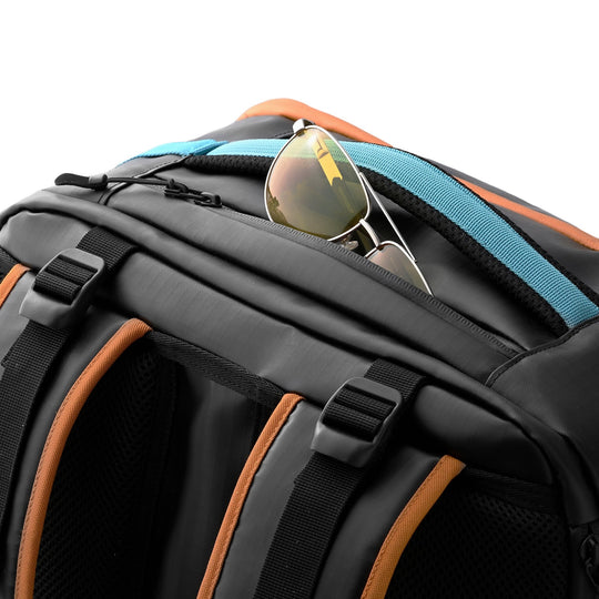 TREKARIUS 35L carry-on travel backpack side profile