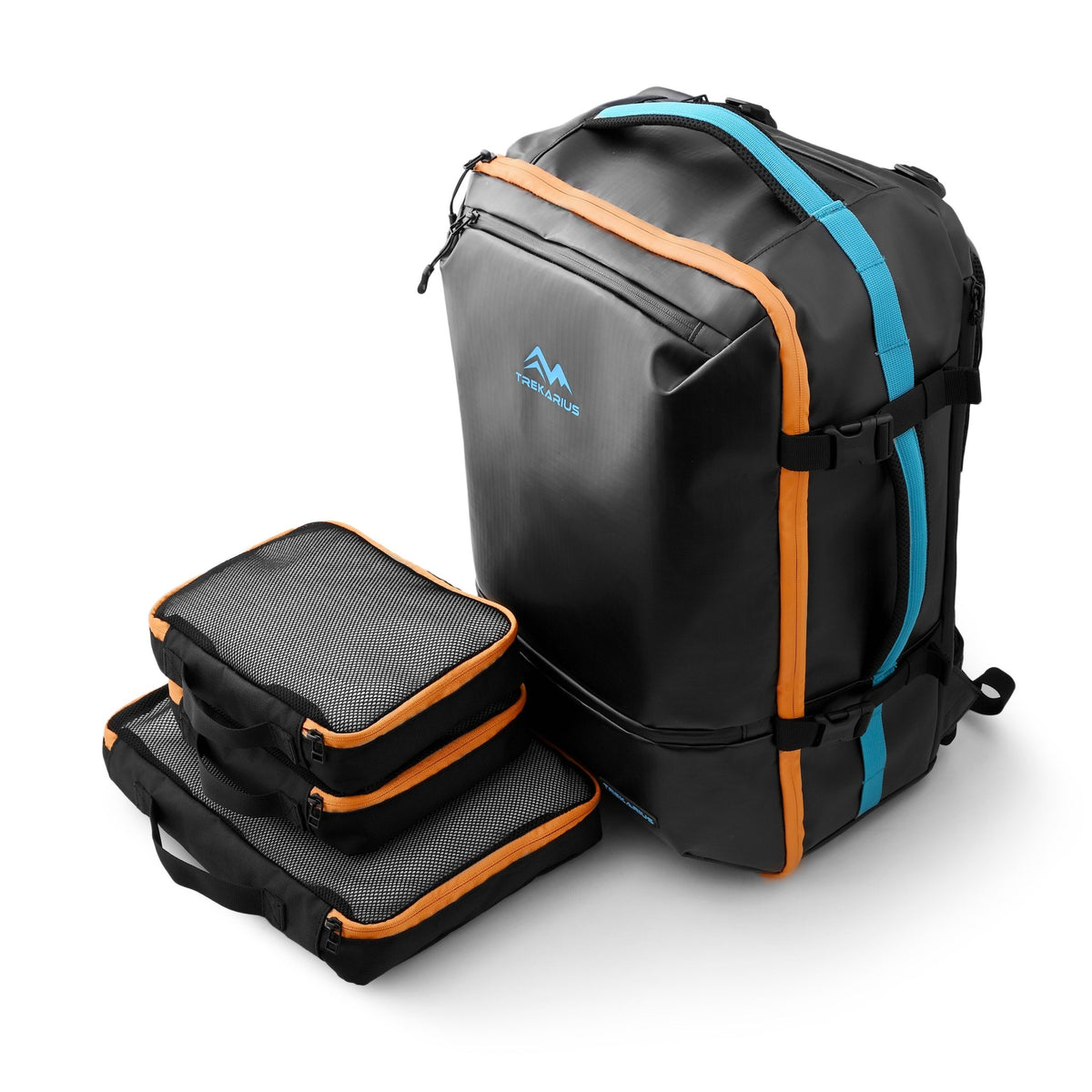 35 litre travel backpack 35L Carry-On Cross and Fish Necklace Color:TUNGSTEN/GREY WOLF MID_SEASON_SALE lined laptop sleeve protects